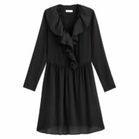 Robe cache-cur manches longues Noir LA REDOUTE COLLECTIONS